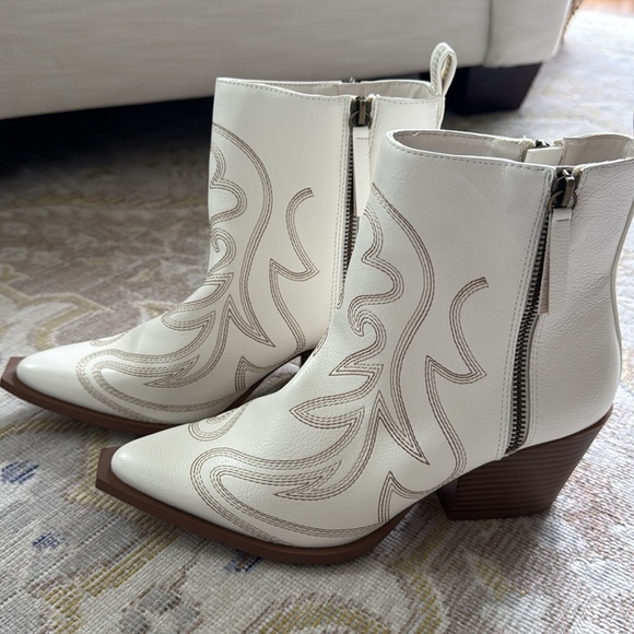 NEW Free People x London Rag Vegan Leather Western Ankle Boot Size 8 - Picture 7 of 13